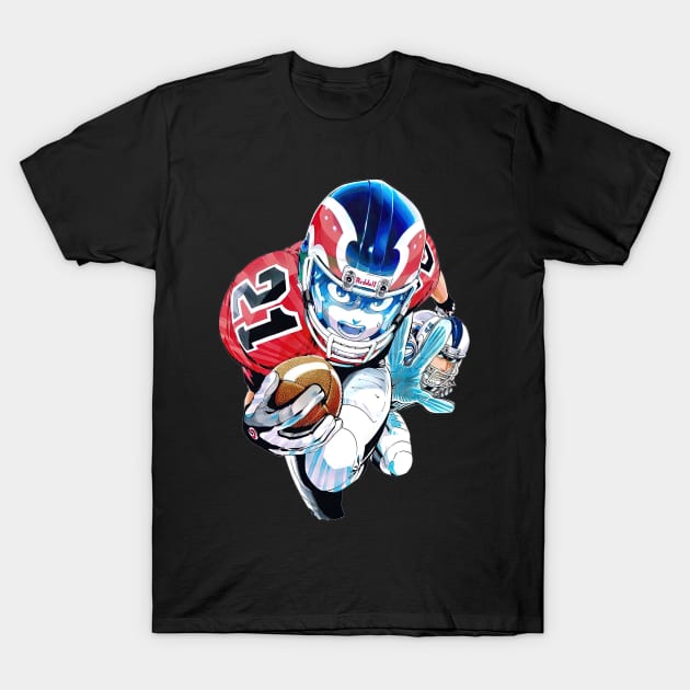 Eyeshield 21 Sena In Yusuke Murata's Style T-Shirt by HammiltenJohn